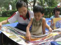 Thư viện xanh ở Bệnh viện Nhi Đồng II